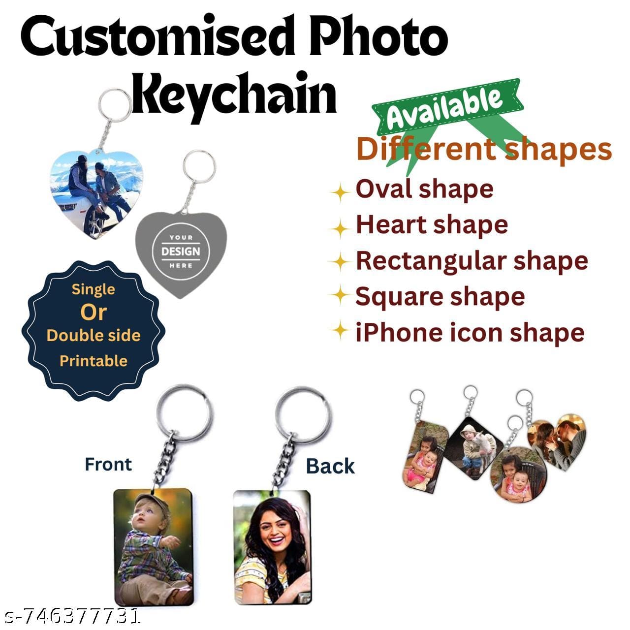 Custom Photo Keyring