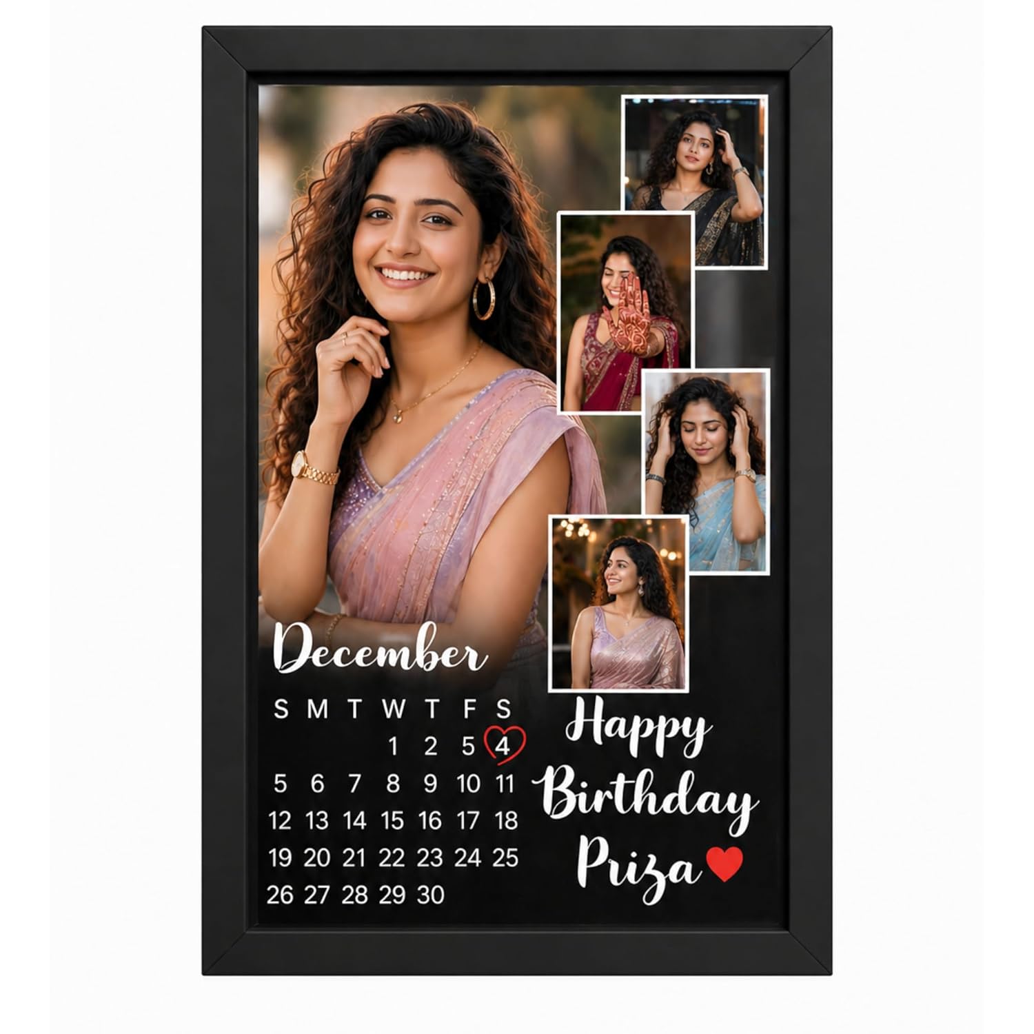 Personalized Photo Frame with Text