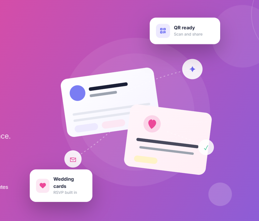 Minimalist Digital Visiting Card